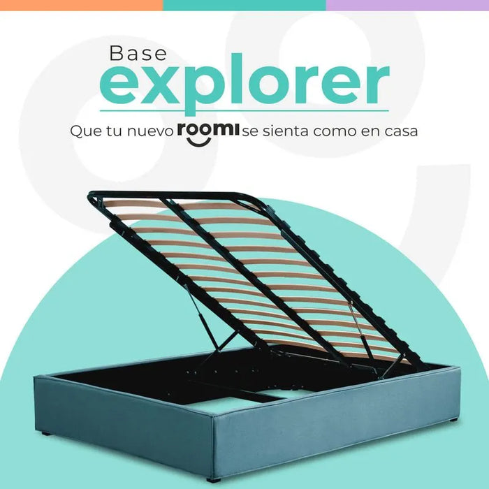 Base de Cama con almacenamiento Explorer