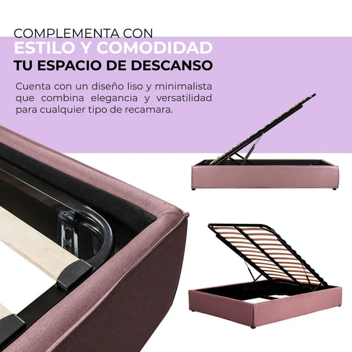 Base de Cama con almacenamiento Nomad