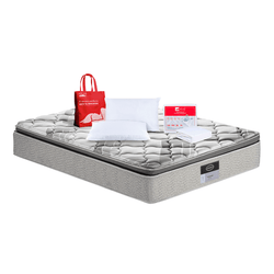 Colchón Yorker + 2 Pack Almohada Basic Atlas + Protector Basic Atlas