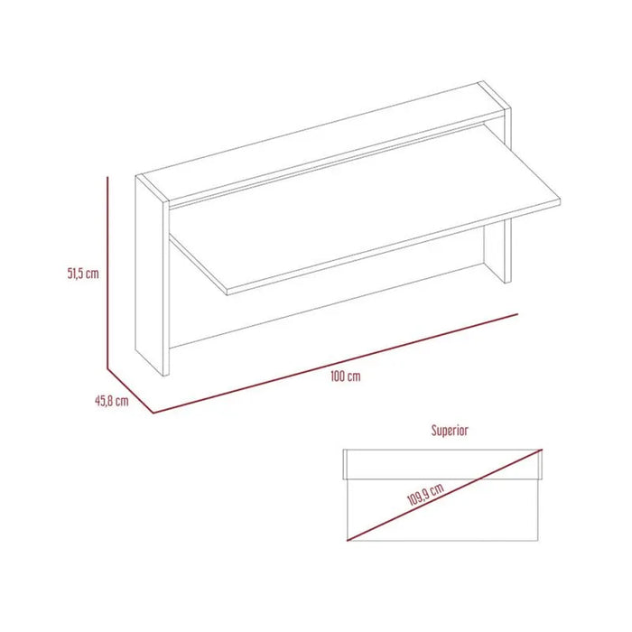 Escritorio Flotante Para Pared London