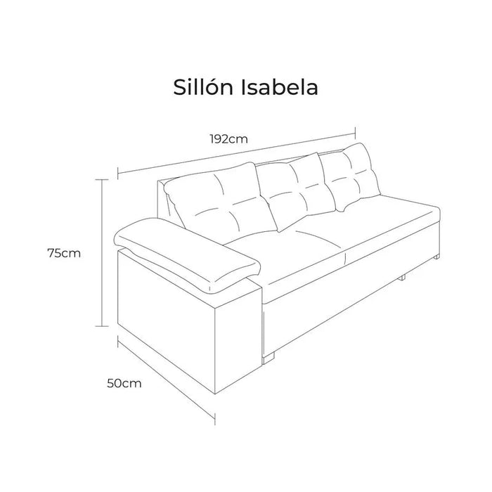 Sala Esquinera Isabela Gris