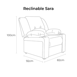 Sofá Reclinable Sara