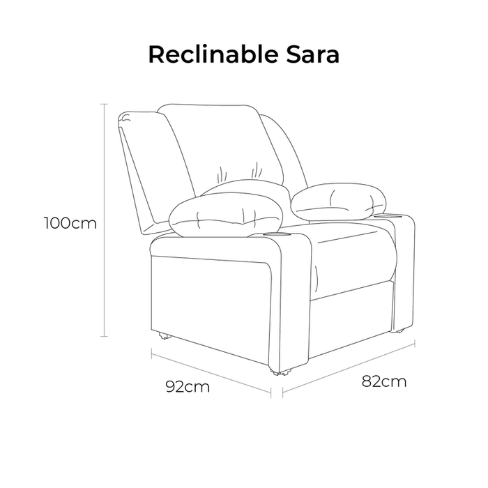 Sofá Reclinable Sara