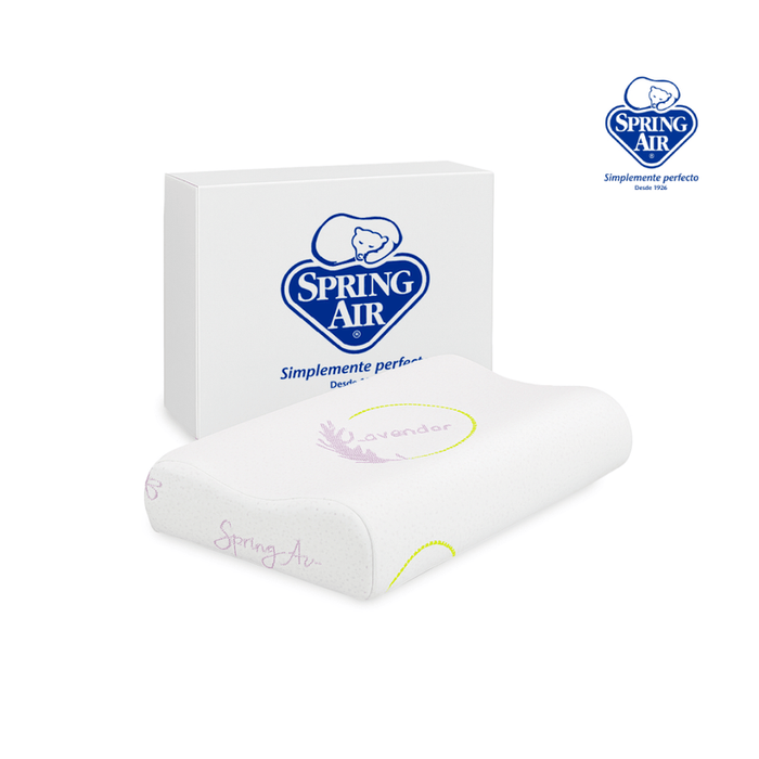 Almohada Cervi-Relax Spring Air Memory Foam Lavanda