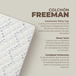 Colchon Freeman +Blancos + Osito