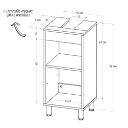 Mueble Lavamanos Den