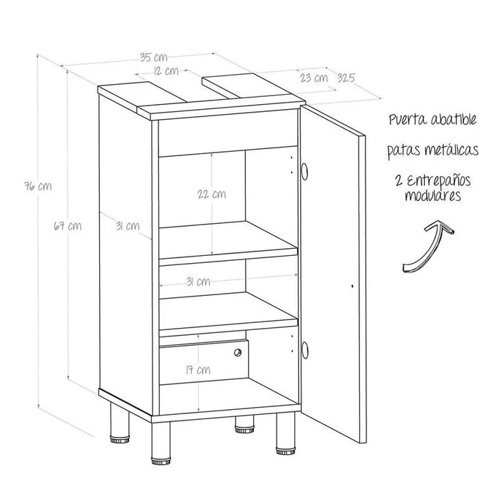 Mueble Lavamanos Dena