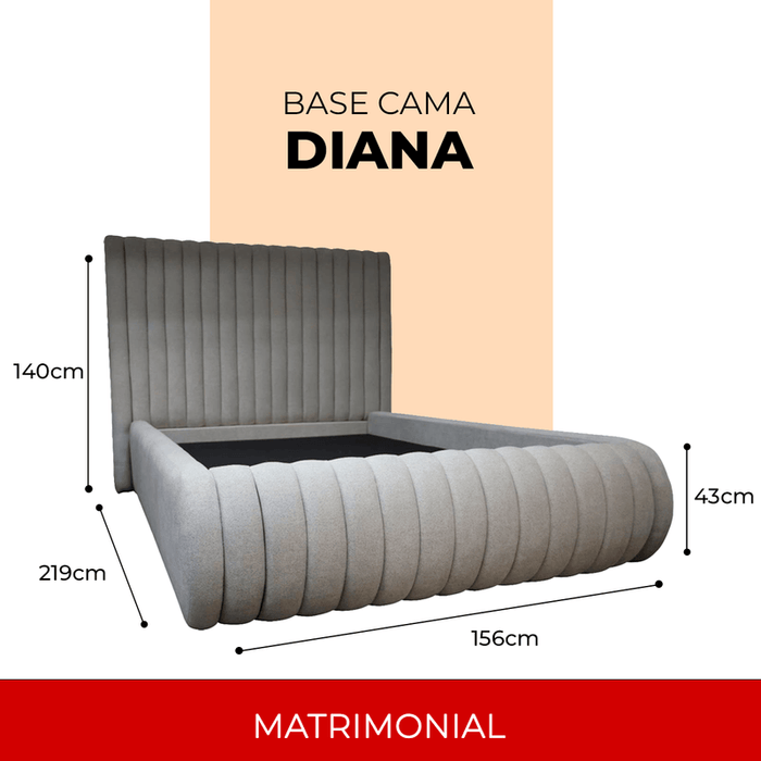 Cama Diana Matrimonial Stone
