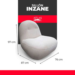 Sillón Inzane Ivory