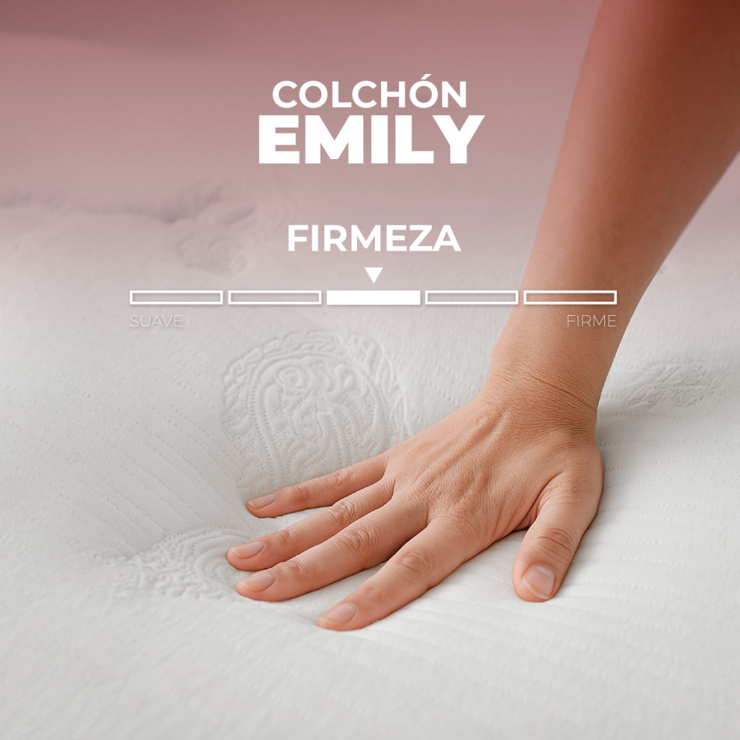 Emily: Descanso revitalizante que cuida tu columna