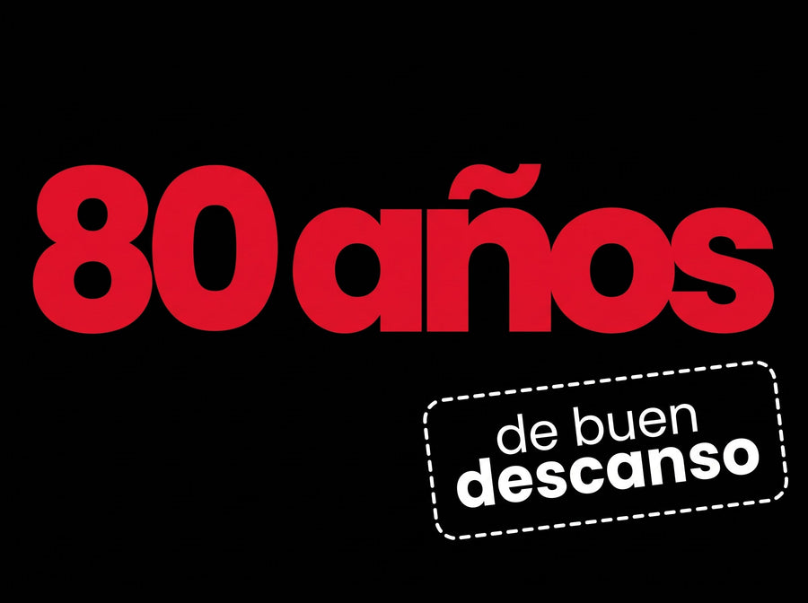 Encabezado que enuncia los 80 años de Atlas del Descanso Keyword principal: atlas del descanso