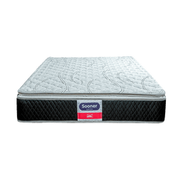 Colchón Sooner + 2 Pack Almohadas Peach Feel