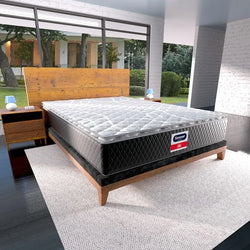 Colchón Sooner + 2 Pack Almohadas Peach Feel