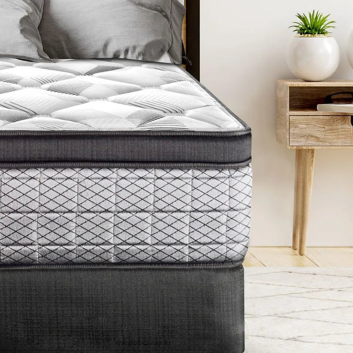 Colchón Portland + 2 Pack Almohada Basic Atlas + Protector Basic Atlas