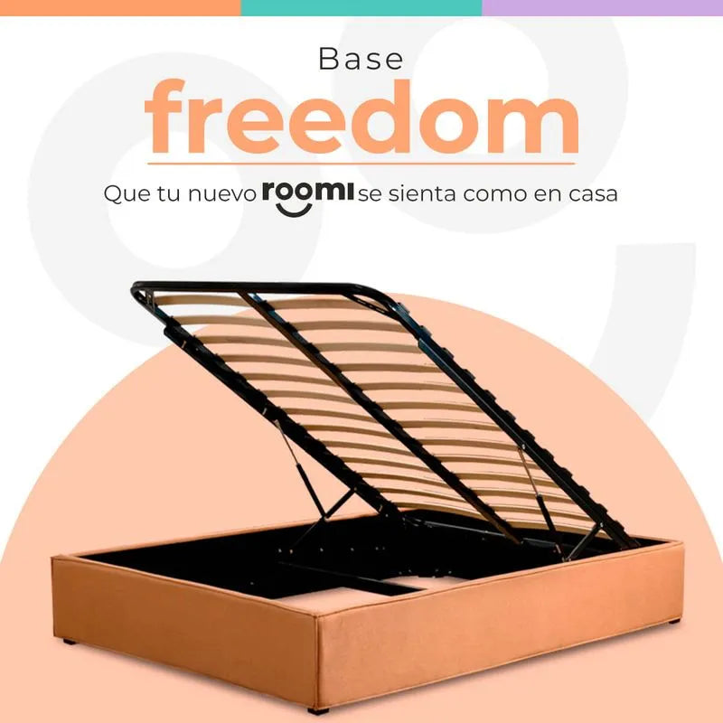 Base de Cama con almacenamiento Freedom