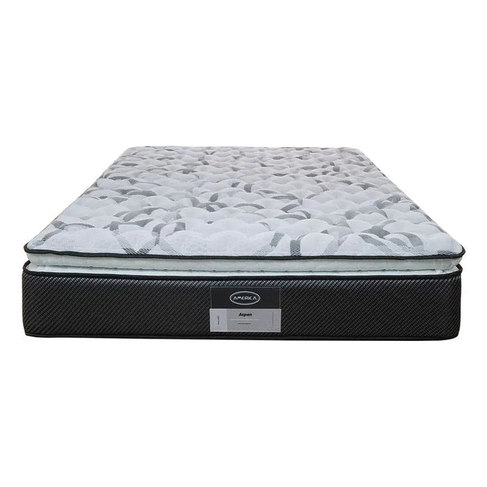 Colchon Aspen + 2 Pack Almohada Basic Atlas + Protector Basic Atlas