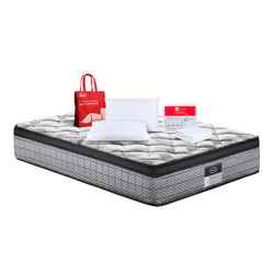 Colchón Portland + 2 Pack Almohada Basic Atlas + Protector Basic Atlas