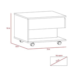 Mesa Auxiliar Luanda Blanco