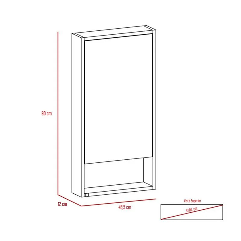 Gabinete De Baño Mariana Chocolate