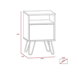 Mesa Auxiliar Vassel Chocolate