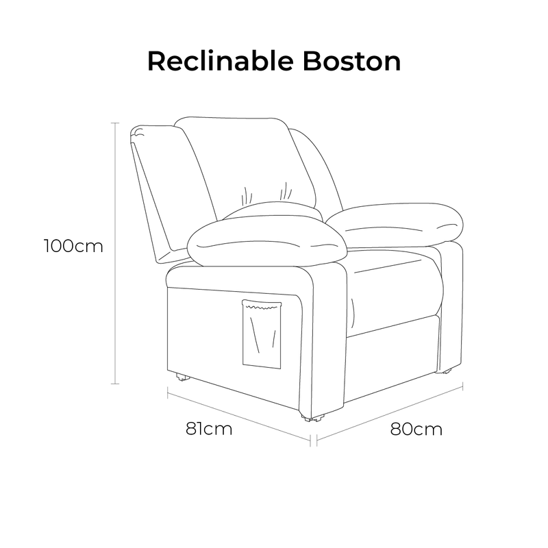 Sofá Reclinable Boston