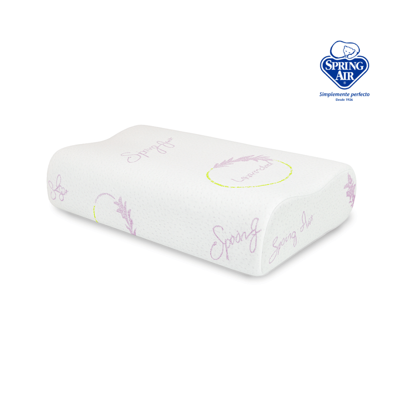 Almohada Cervi-Relax Spring Air Memory Foam Lavanda