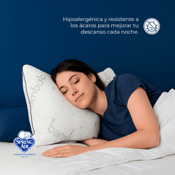 Almohada Ajustable Spring Air Memory Foam Cozy Bamboo