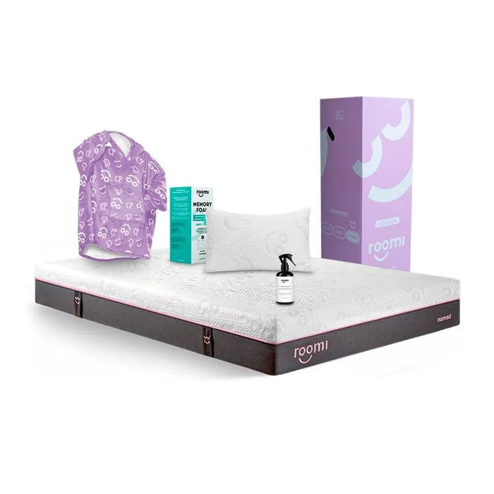 Colchón Nomad + Almohada Ajustable + Coomfi + Spray