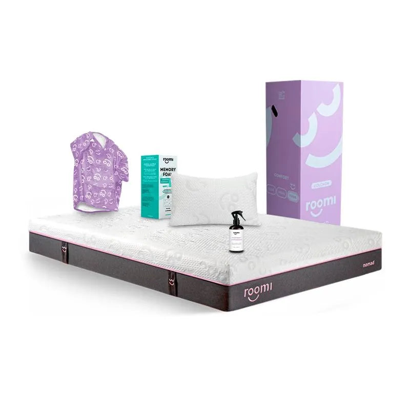 Colchón Nomad + Almohada ajustable + Coomfi Infantil + Spray