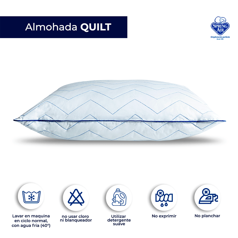 Almohada Quilt Touch Firme