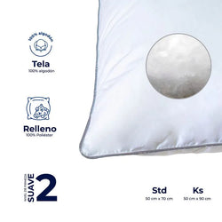 Almohada Memory Fiber Dinasty King Size