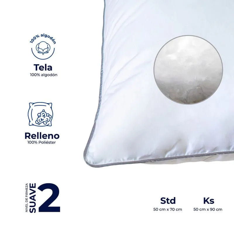 Almohada Memory Fiber Dinasty King Size