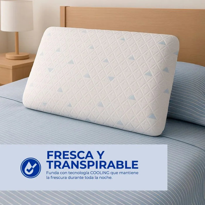 Almohada Memory Foam Double Fresh
