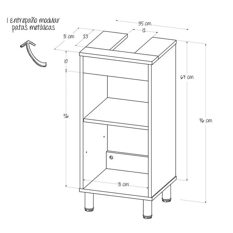 Mueble Lavamanos Den