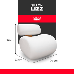 Sillón Lizz Blanco