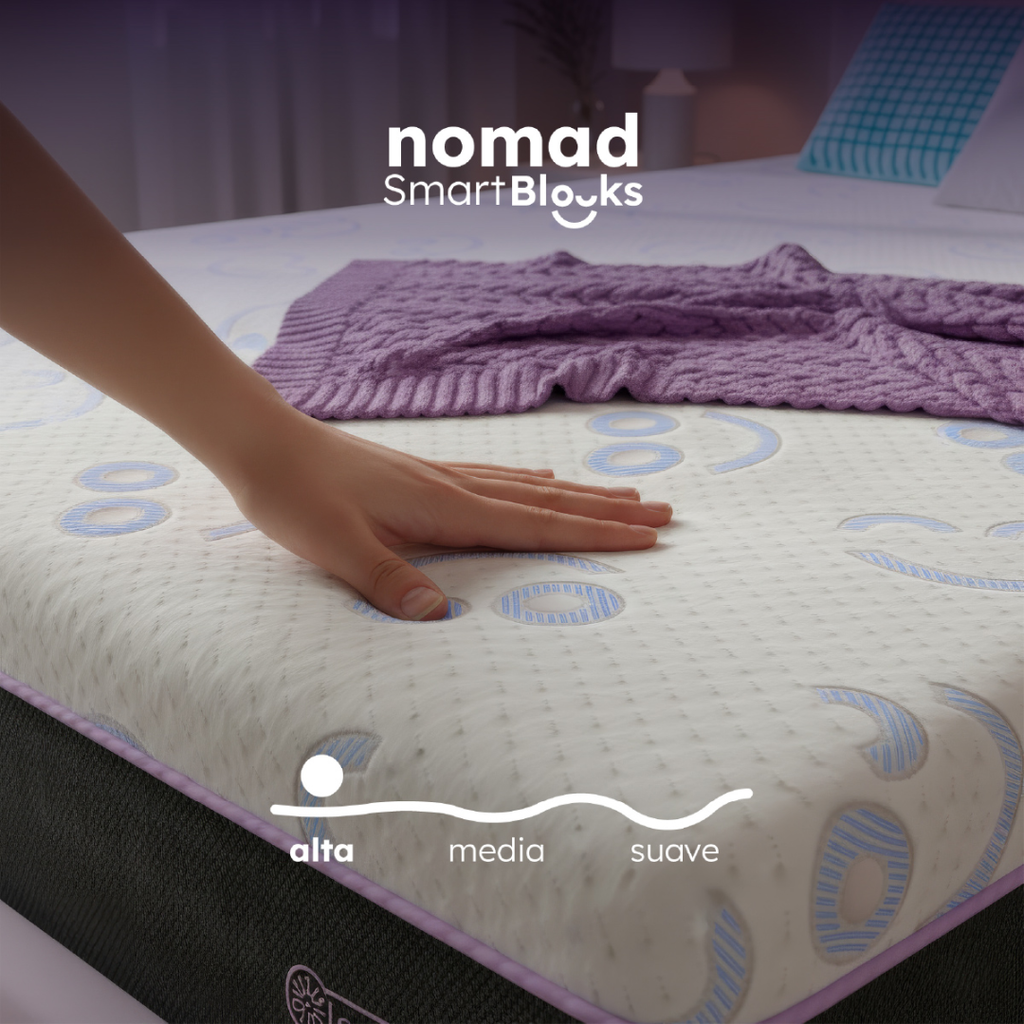 Colchón Nomad SmartBlocks + Almohada Smart Blocks Media