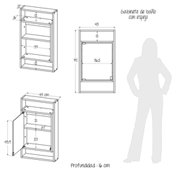 Gabinete De Baño Dakota
