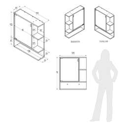 Gabinete Espejo Alba