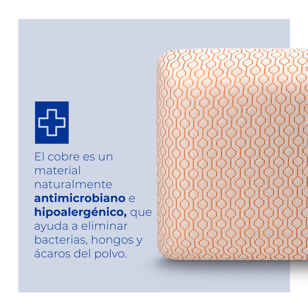 Almohada Memory Foam Paradise Copper