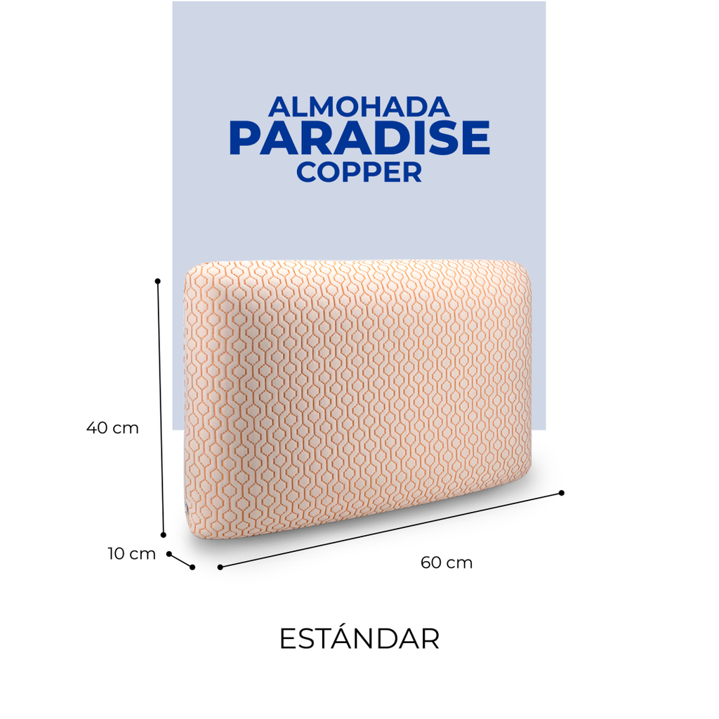 Almohada Memory Foam Paradise Copper