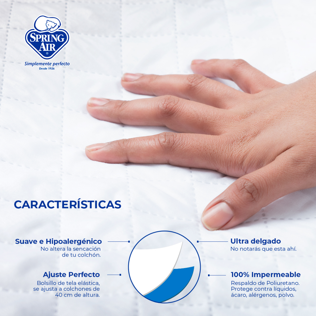 Protector De Colchon Essence Impermeable
