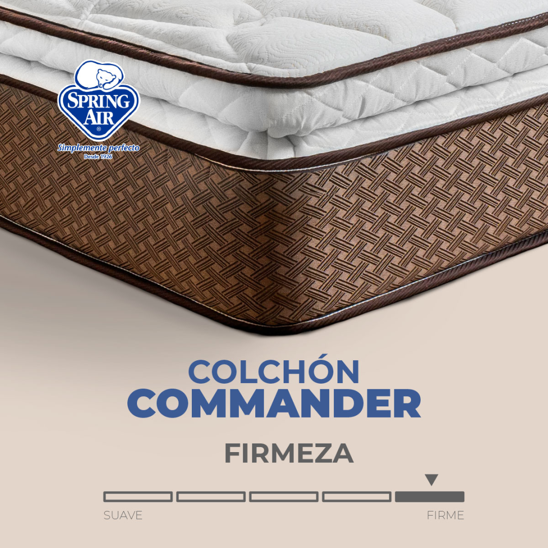 Commander: El colchón que cuida tu espalda