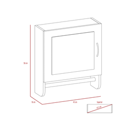 Gabinete para Baño con Espejo Umbra