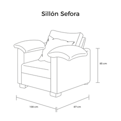Sofá Individual Sefora
