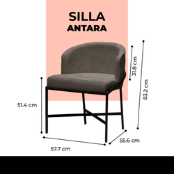 Set De 2 Sillas Tubular Antara