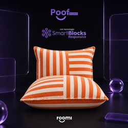PUFF IN A BOX ROOMI BRICK NAVY