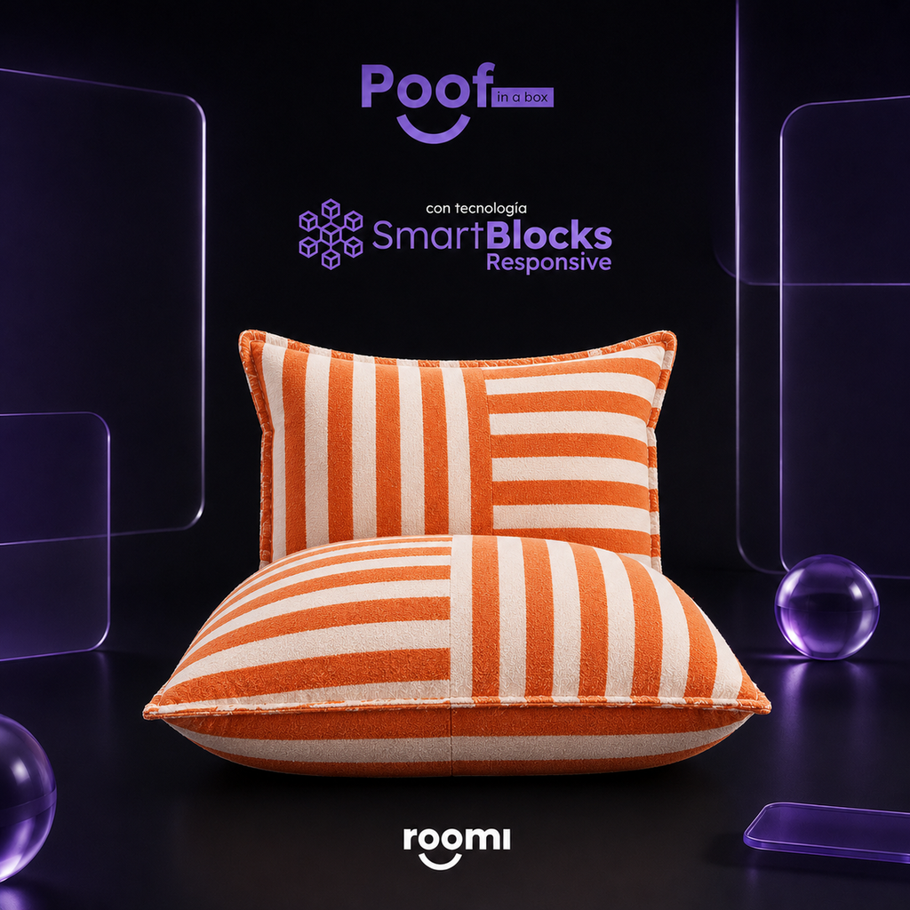 PUFF IN A BOX ROOMI BRICK NAVY
