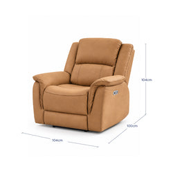 Sillón Reclinable Eléctrico Sedona Spring Air Café