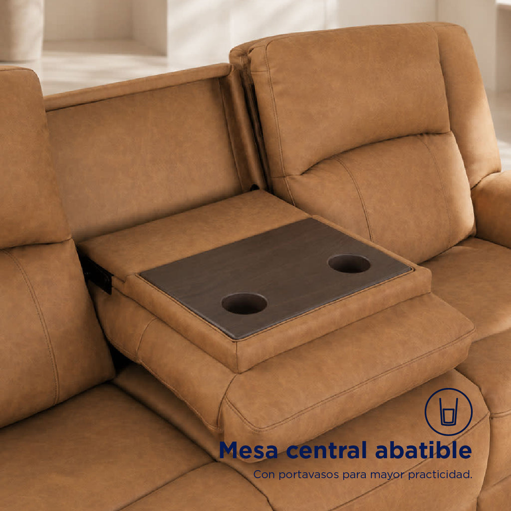 Sillón Reclinable Eléctrico Sedona Spring Air Café
