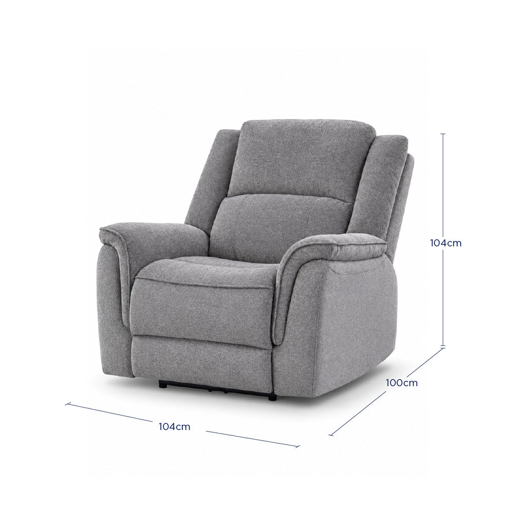 Sofá Reclinable Eléctrico Sedona Spring Air Gris